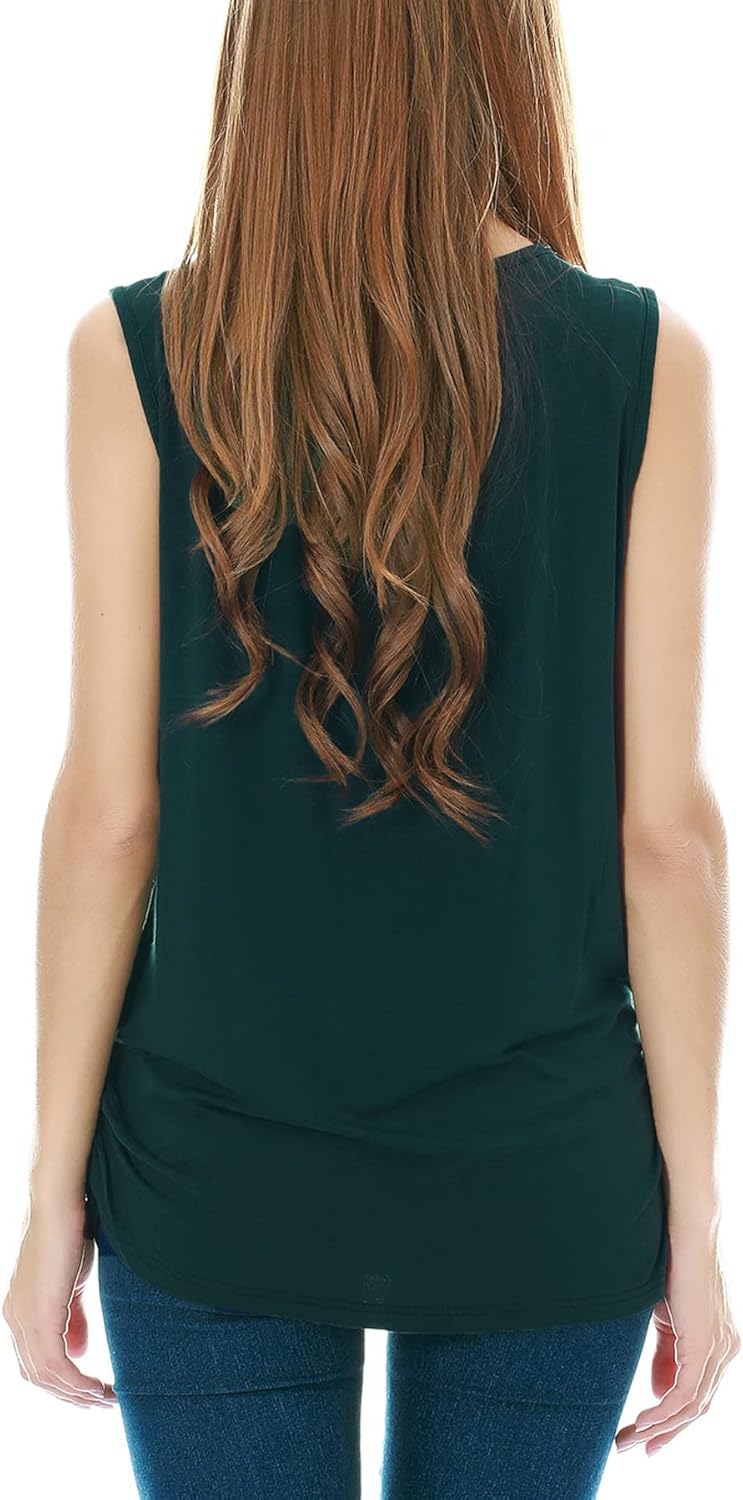 Smallshow Women's Maternity Nursing Tank Tops Breastfeeding Clothes 3-Pack