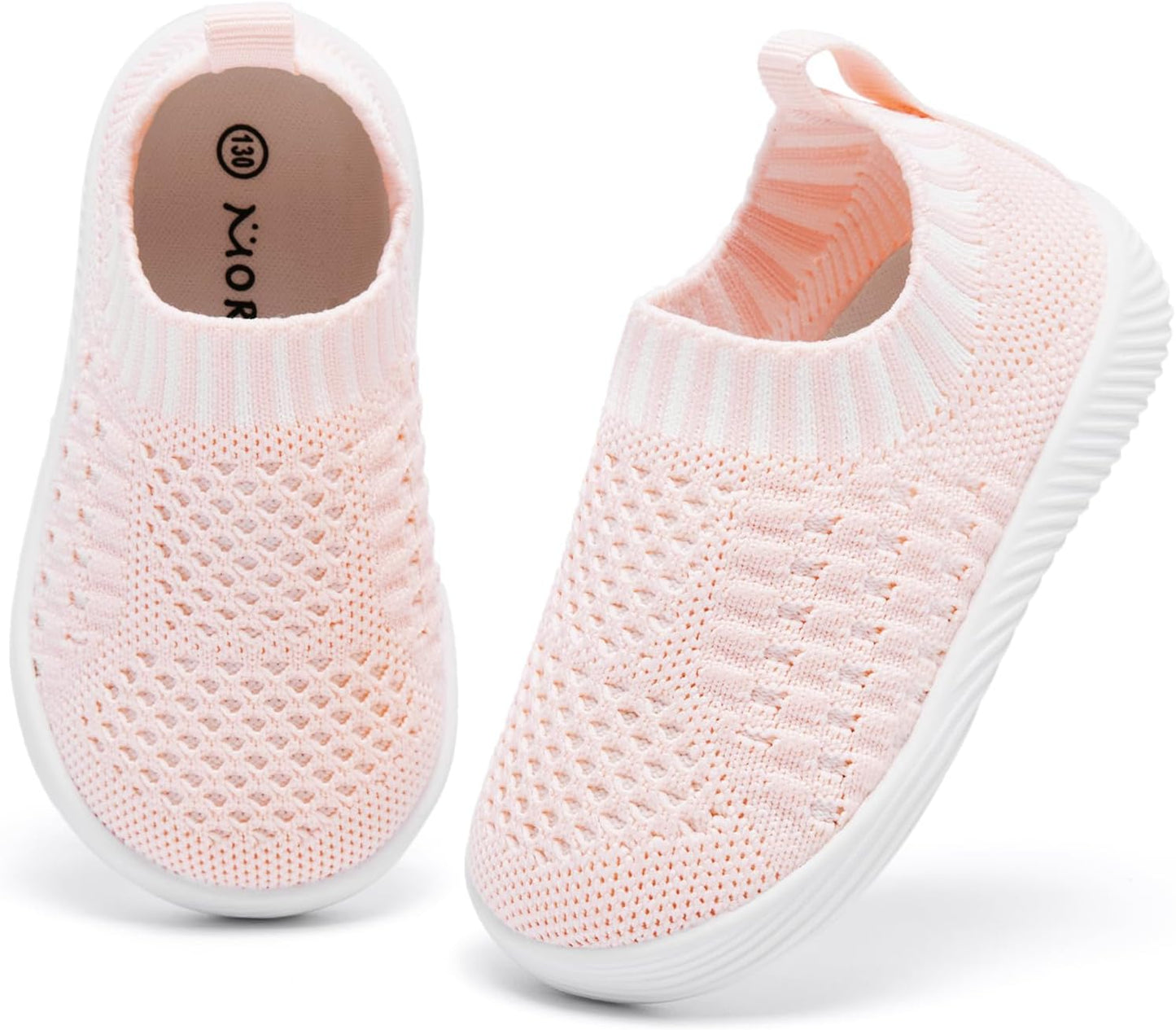 MORENDL Baby Toddler Walking Socks Non-Slip Breathable Unisex Casual Sneakers