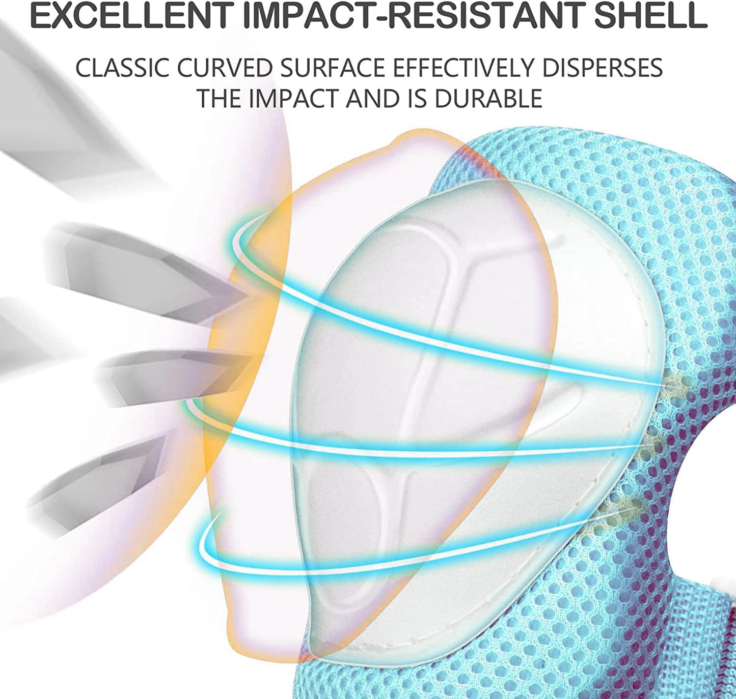 Kids Bike Helmet Set, CPSC Certified with Knee Pads Elbow Pads Wrist Guards,Adjustable Helmet for Ages 3-5-8-15 Toddler Kids&Youth,Bicycle Skateboarding…