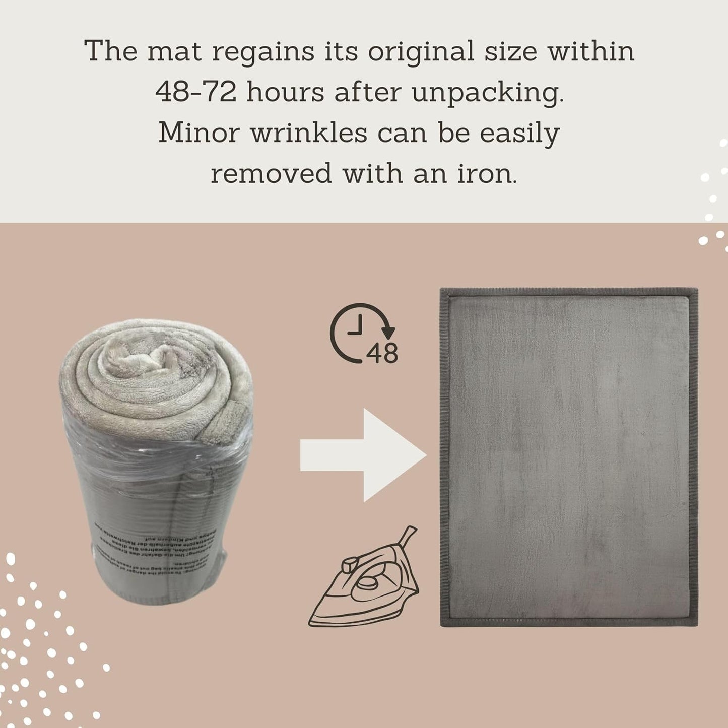 Premium Baby Playmat for Floor 60" x 80" Dark Gray – Cloudsoft Coral Velvet Memory Foam Rug for Crawling – Non-Slip, Water-Resistant, Non-Toxic, Easy-Care Muscle Mat – Thick Play Mat for Baby