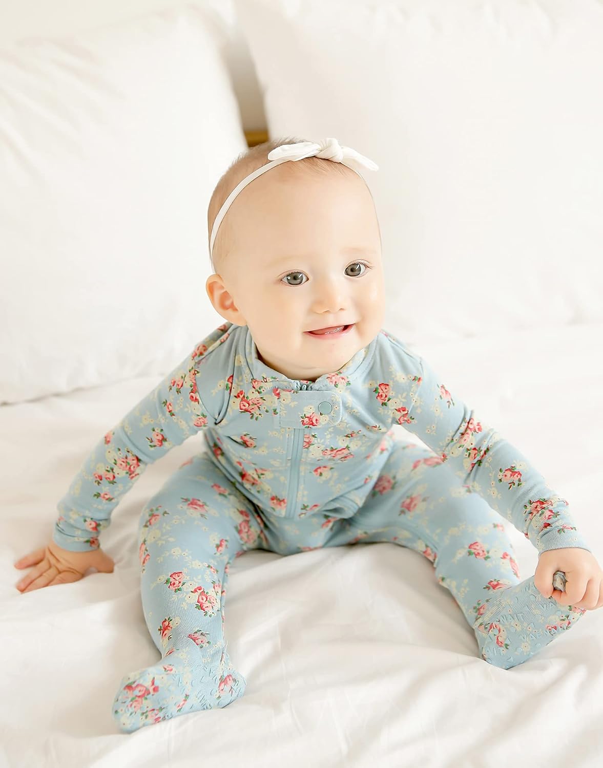 VAENAIT BABY Infant Toddler Boys Girls Footed One-Piece Sleep and Play Premium Modal Pajamas 1-2 Pieces
