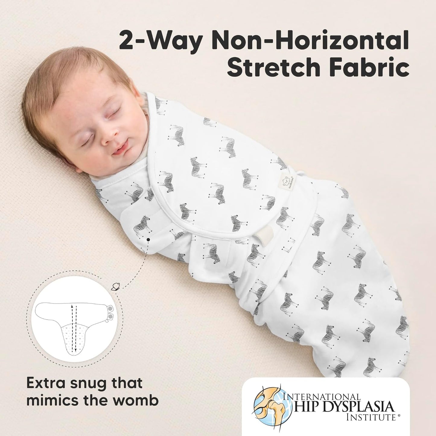 3-Pack Organic Baby Swaddle Sleep Sacks - Swaddles for Newborns, Infant 0-3 Months, Baby Girls, Boys, Soft & Snug Newborn Sleep Sack, Nursery Swaddling Blankets (The Wild)