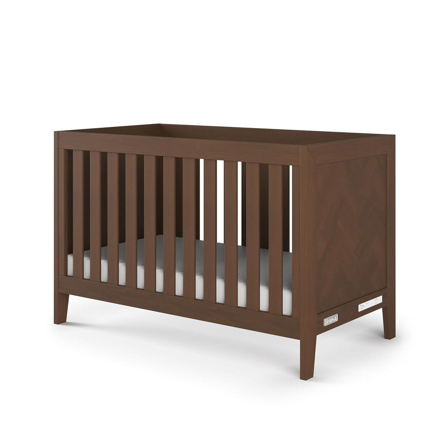 Child Craft Kieran 3 in 1 Convertible Crib, Baby Crib Converts to Day Bed, Toddler Bed, 3 Adjustable Mattress Positions, Non-Toxic, Baby Safe Finish (Toasted Chestnut)