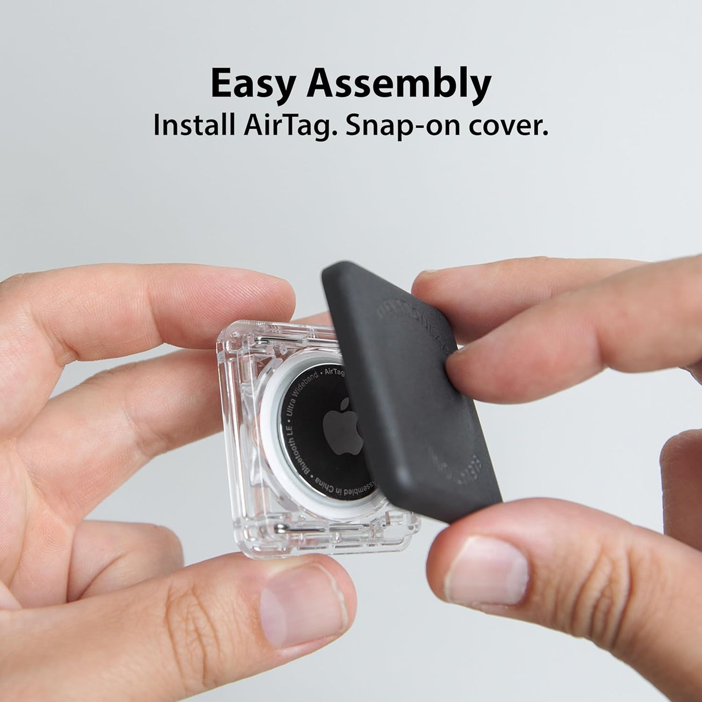 Elevation Lab TagVault™ AirTag Dual Pin Discreet - The Secure AirTag Pin Mount | Low-Profile, Dual Safety Pins | for Luggage, Bags or Jackets