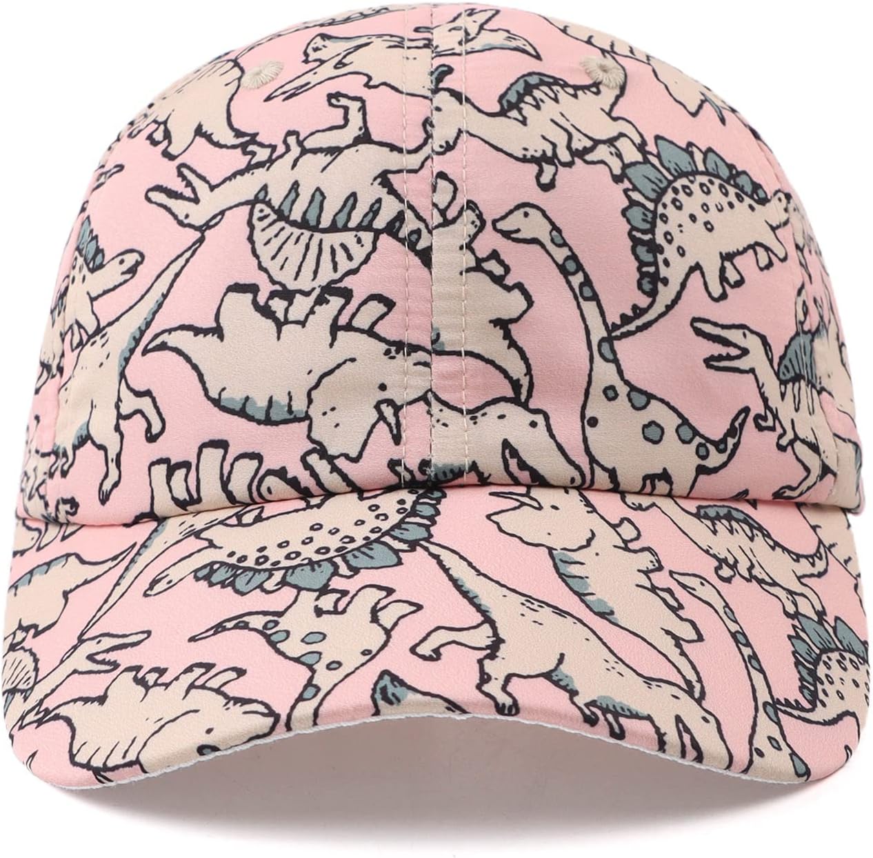 JANGANNSA Dinosaur Boys Girls Caps Embroidery Baby Baseball Caps Cotton Infant Toddler Kids Hat Spring Summer Autumn 2-6Y