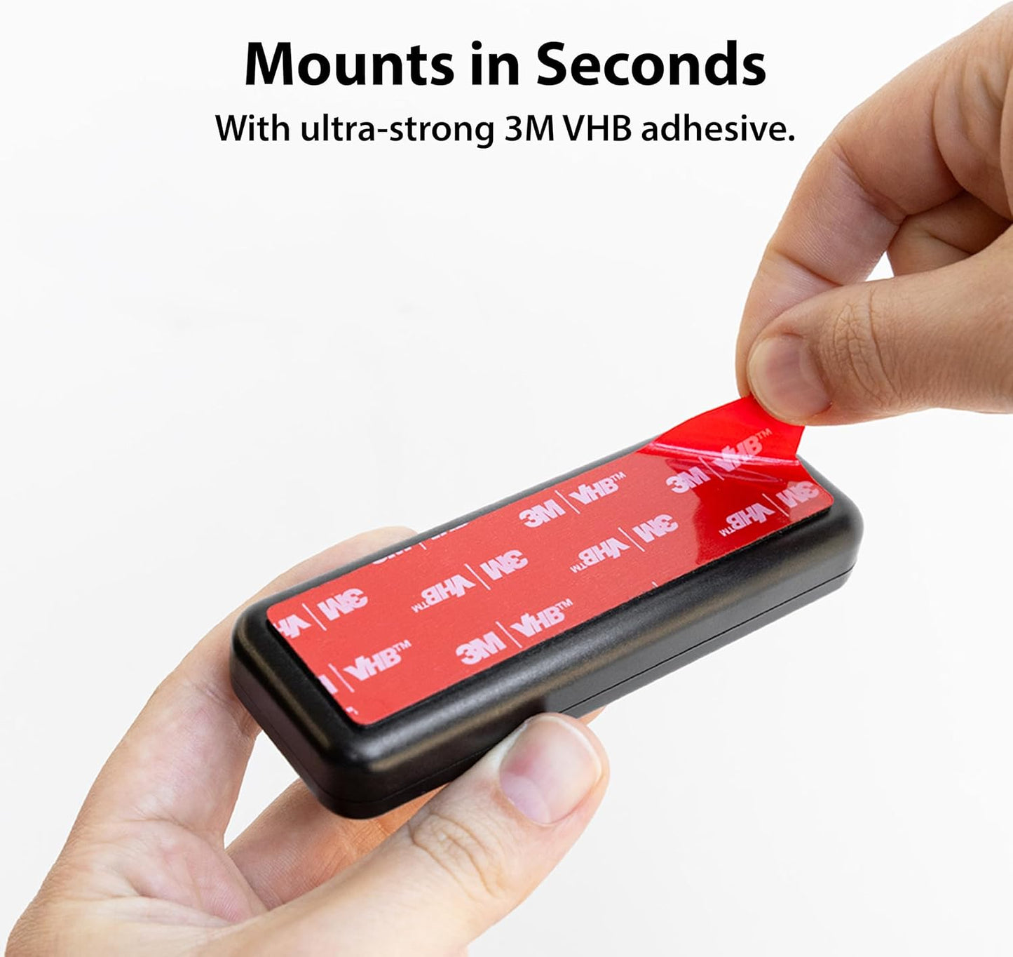 Elevation Lab AirTag 10-Year Extended Battery | Adhesive Mount | Uses AA Batteries - 14x More Capacity Than CR2032 | TimeCapsule | Waterproof, CR 2032 Battery Replacement (4-Pack)