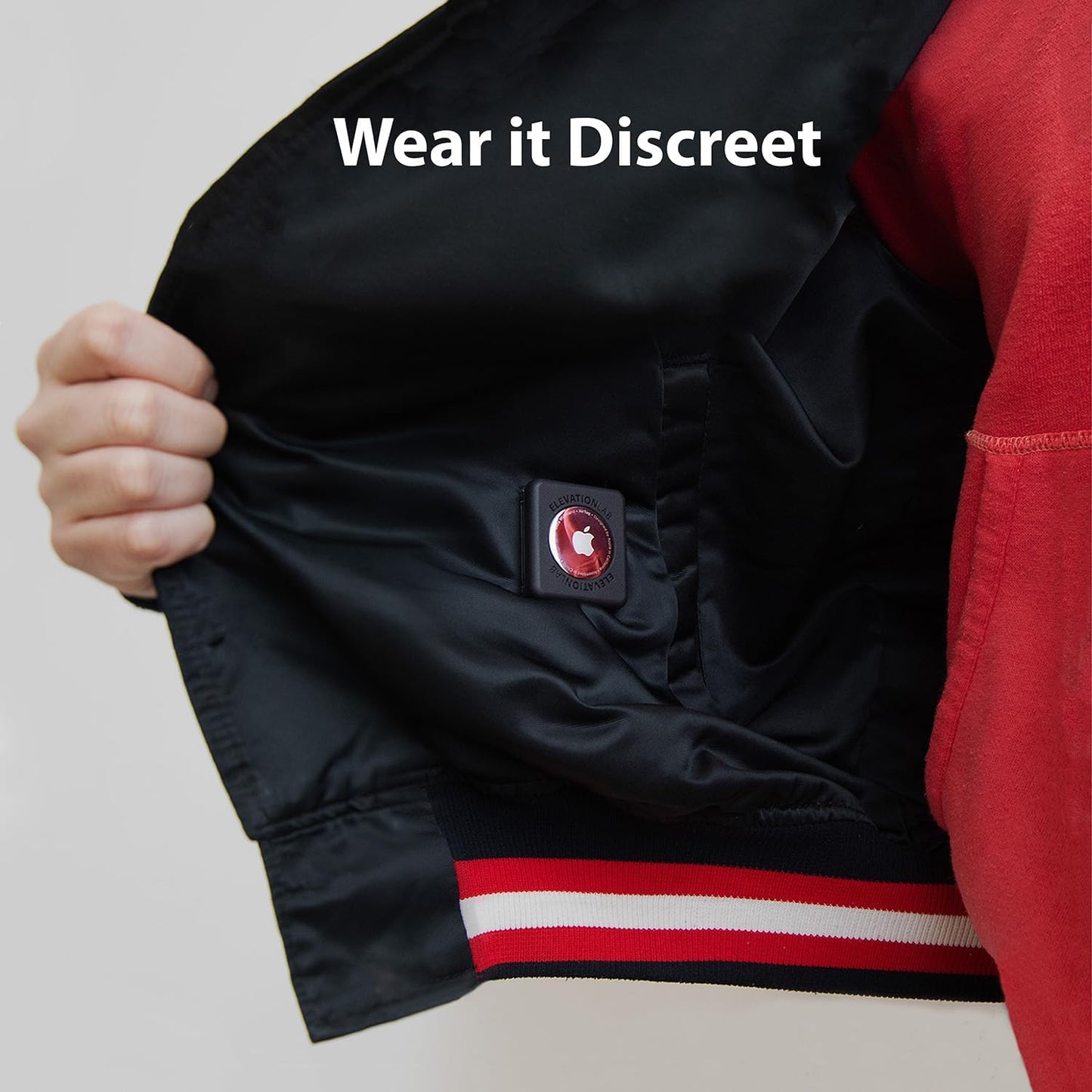 Elevation Lab TagVault™ AirTag Dual Safety Pin (4 Pack) - The Most Secure AirTag Holder for Kids | Low-Profile, Doesn't Dangle (Blue, Red, Green, Purple)