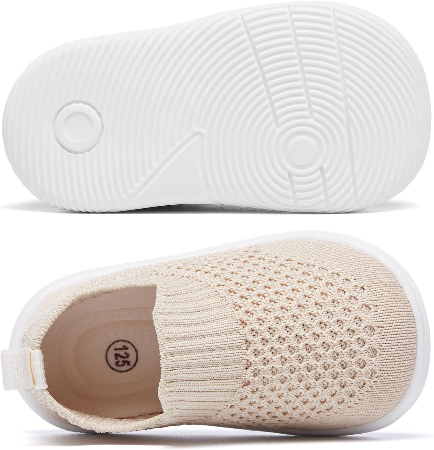 MORENDL Baby Toddler Walking Socks Non-Slip Breathable Unisex Casual Sneakers