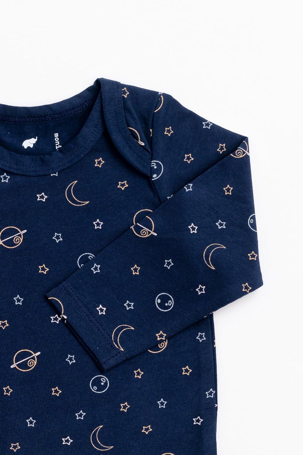 MONICA + ANDY Baby Organic Long Sleeve Jack and Jill Bodysuit