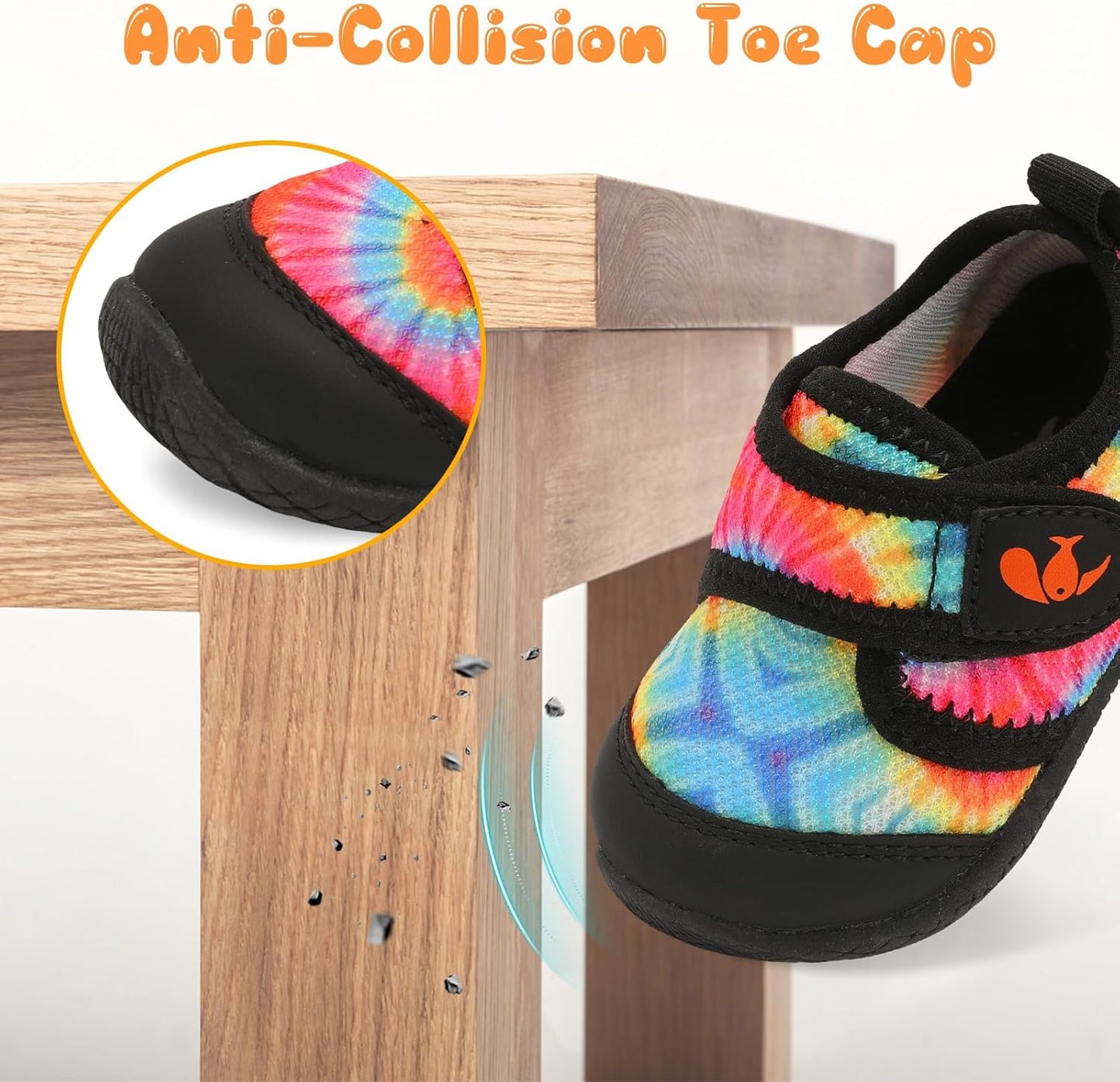 FEETCITY Baby First Walking Shoes Boys Girls Infant Sneakers Crib Shoes Breathable Lightweight Slip On Shoes