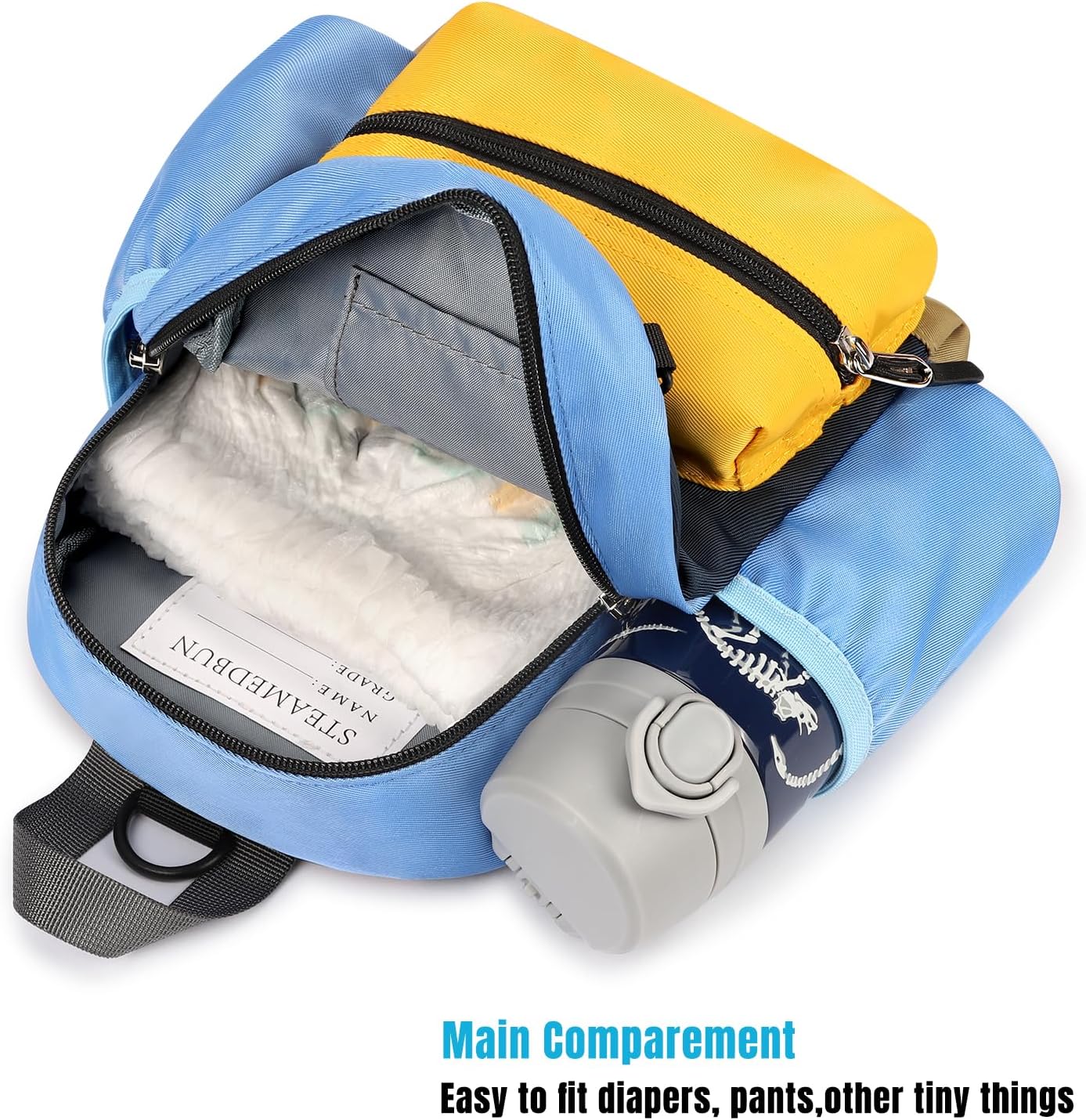 STEAMEDBUN Backpack Leash for Toddlers 1-3: Baby Backpack with Leash for Boys Girls - Anti-Lost Harness for Walking