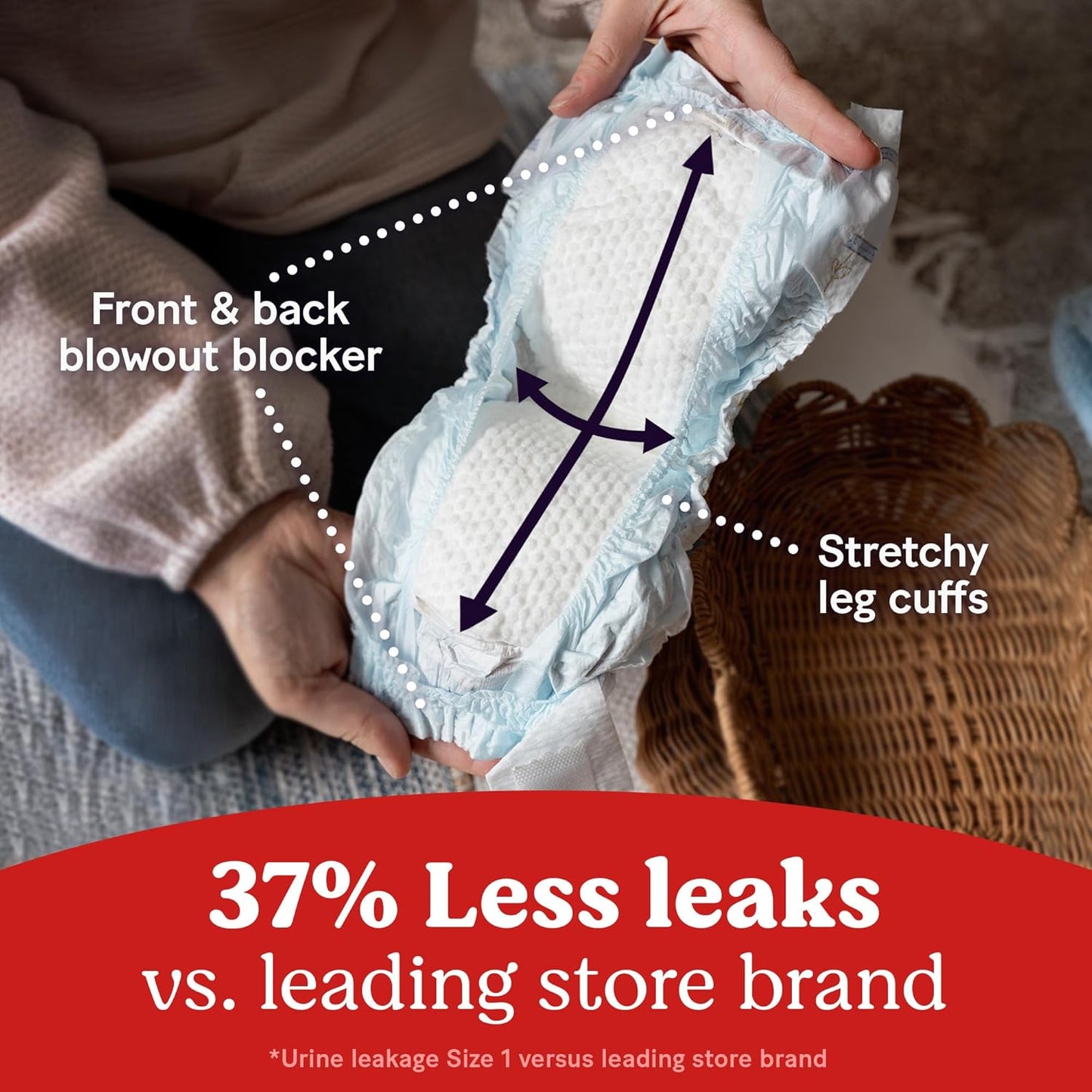 Huggies Size 3 Diapers, Little Snugglers Baby Diapers, Size 3 (16-28 lbs), 26 Count, Packaging May Vary