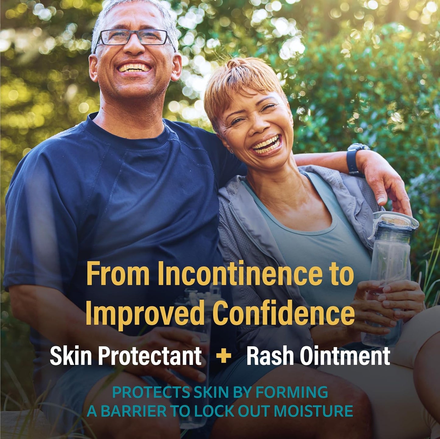 A+D Incontinence Support Skin Protectant & Rash Ointment – Treats & Prevents Incontinence Rash, Soothes Chafed Skin, Odor Neutralizing Technology - 3.5oz