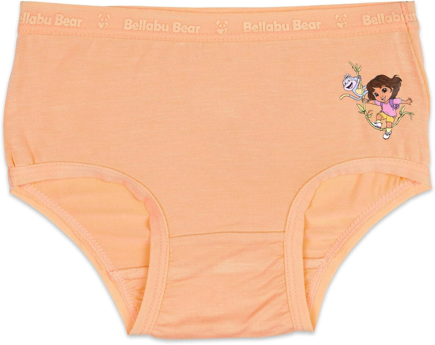 Bellabu Bear Dora Girl's Rayon from Bamboo Underwear 7-Pack