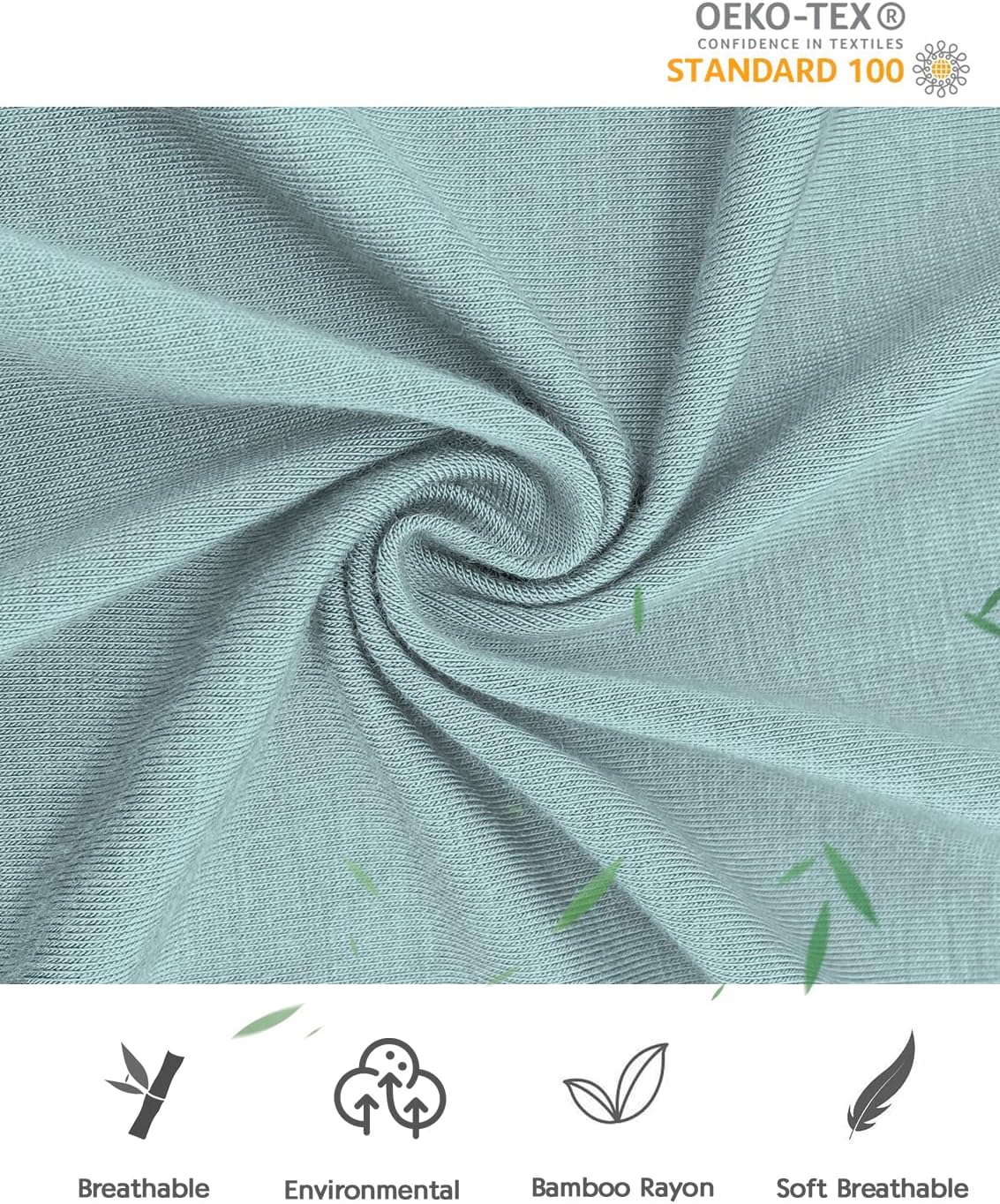 Jimonda Baby Romper Boys Girls Bamboo Pajamas 2-Way Zipper Footed Unisex Zip-Up Sleepers Sleep and Play pjs