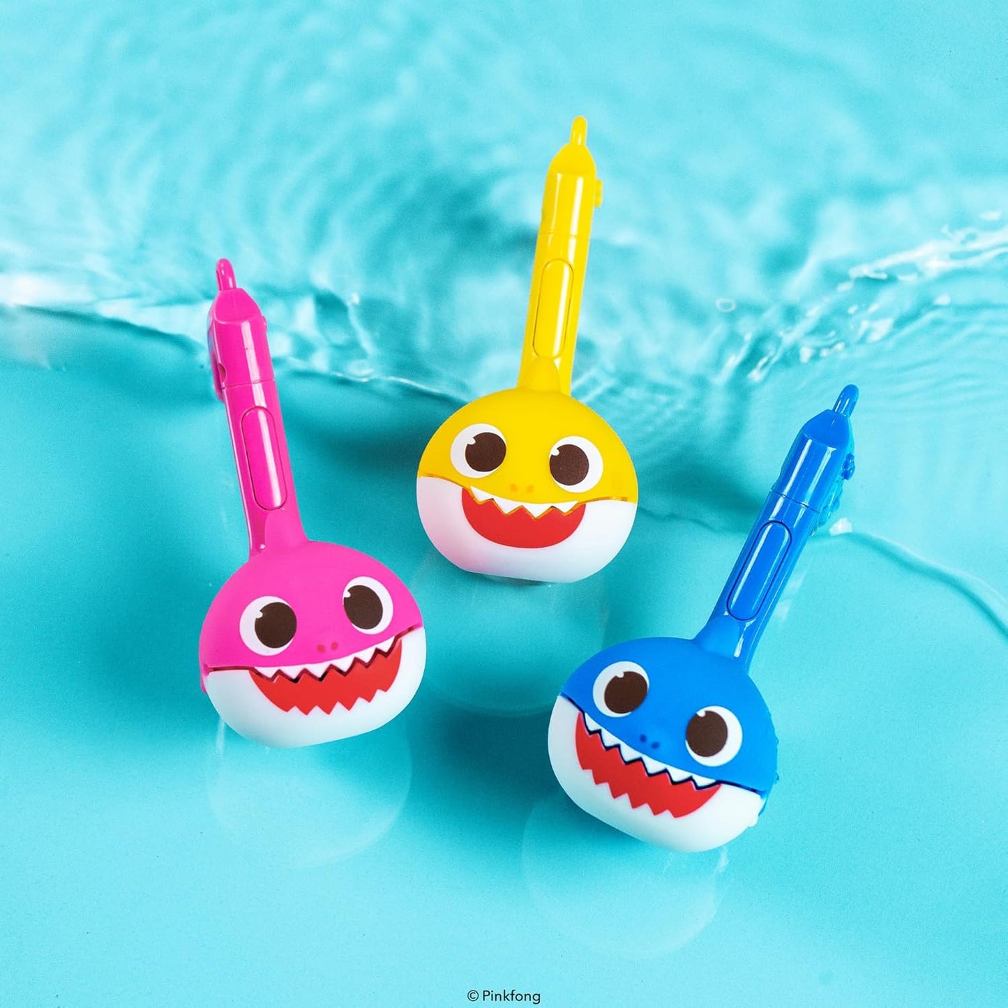 Otamatone Melody [Special Baby Shark Edition] Portable Mini Size Electronic Keychain Musical Toy from Japan – by Maywa Denki [English Instructions] – Mommy Shark