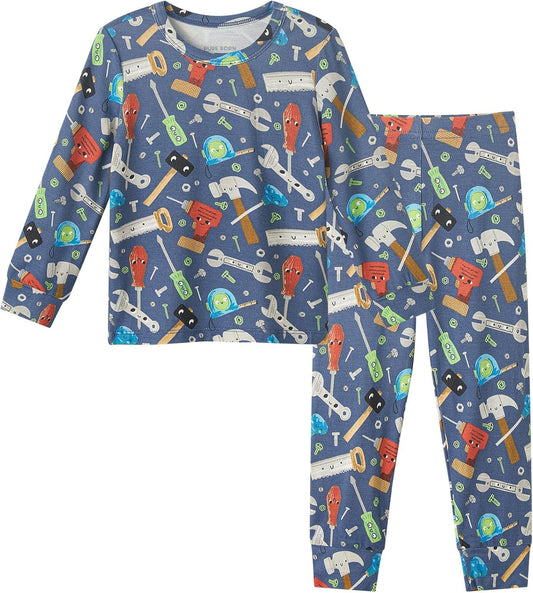 pureborn Baby Toddler Kids Viscose from Bamboo Pajamas Set Pjs 2pcs 18M-8Y