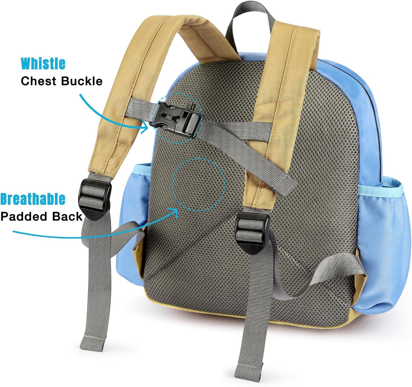 STEAMEDBUN Toddler Backpack for Boys 2-4: Preschool Kindergarten Backpacks - 12 inch Daycare Backpack