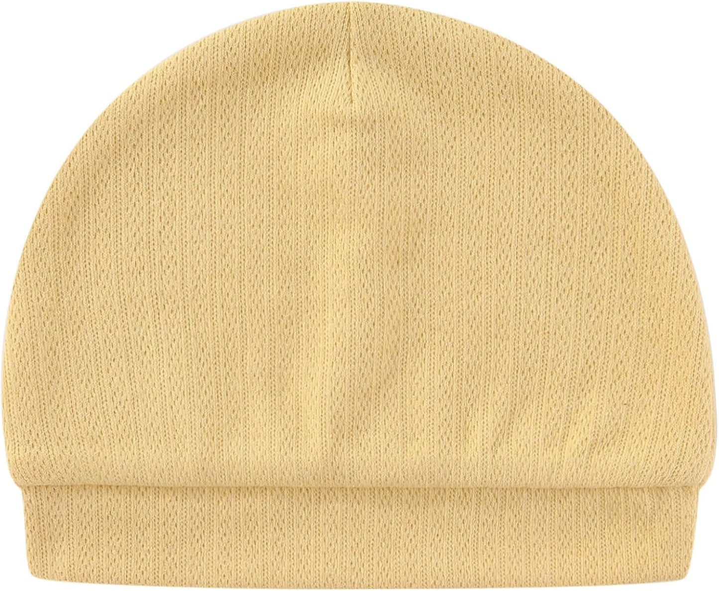 Baby Hat and Mittens Set Cotton Newborn Baby Hats Caps for Boys and Girls, 0-6 Months