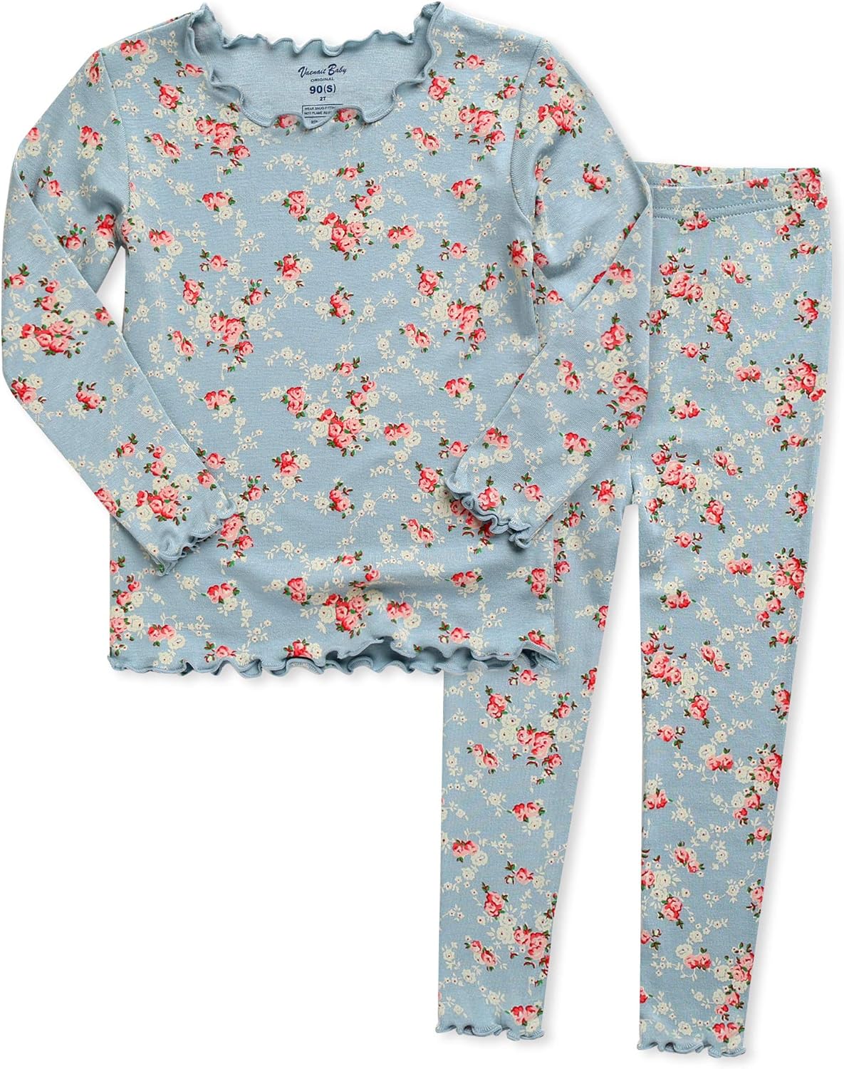 VAENAIT BABY 6M-12Y Kids Unisex Girls & Boys Soft Comfy Modal Tencel Sleepwear Pajamas 2pcs or 4pcs Set