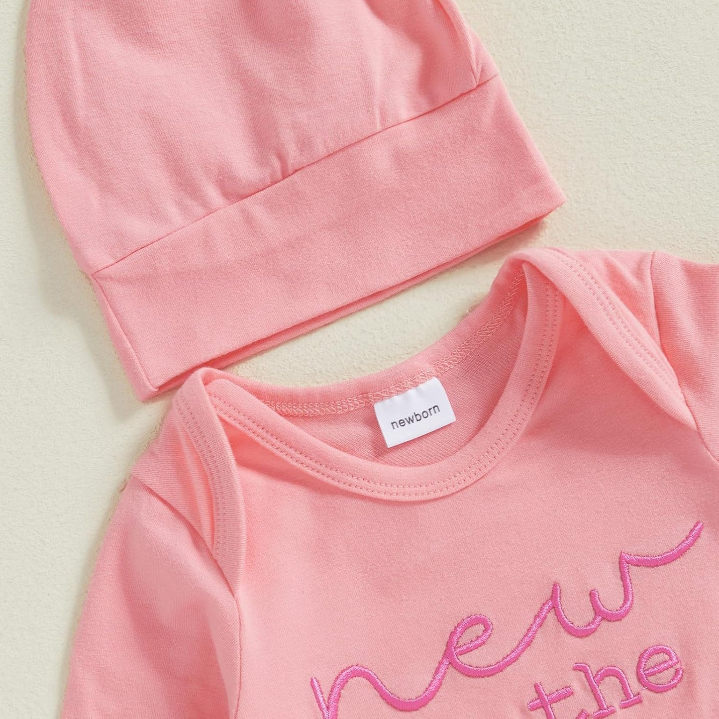 Newborn Boy Girl Coming Home Outfit Baby Infant Sleeper Gown Nightgown Outfits Cute Fall Winter Pajamas and Hat