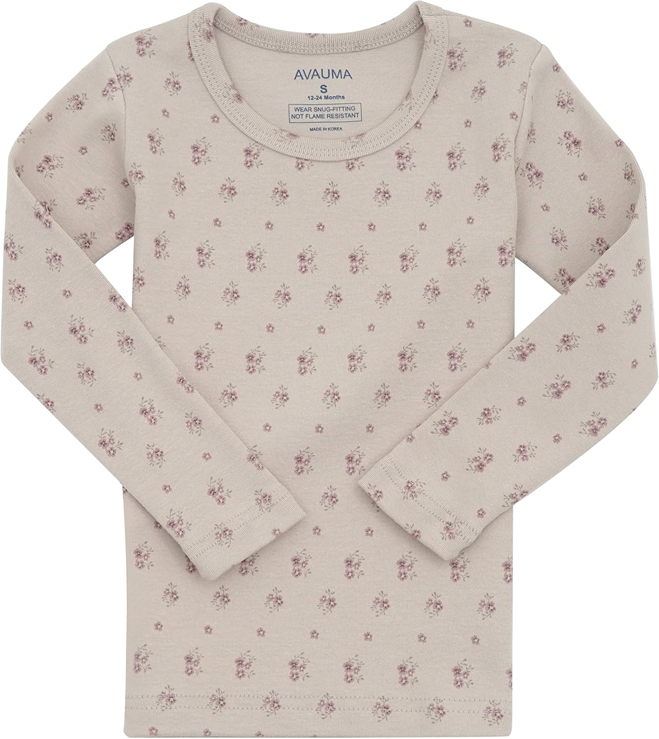 AVAUMA Baby Boys Girls Pajama Set 6M-7T Kids Cute Toddler Snug fit Pattern Design Pjs Cotton Sleepwear