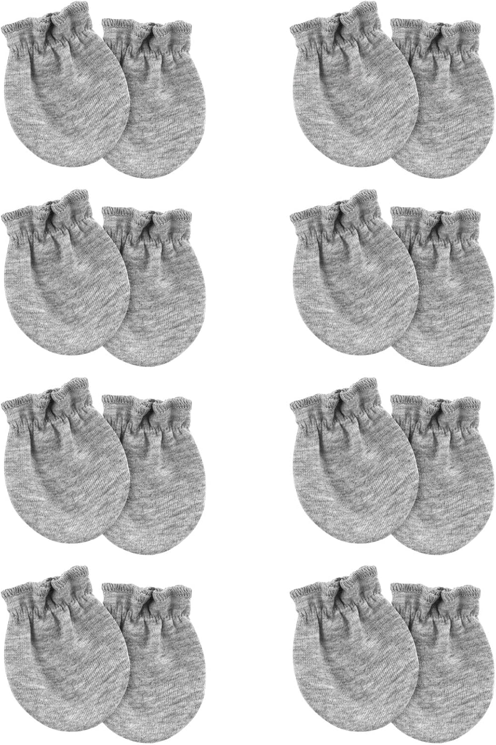 Newborn Baby Mittens No Scratch Cotton Elastic Wrist Gloves Infant Toddler Mittens for Baby Boy Girl 0-6 Months