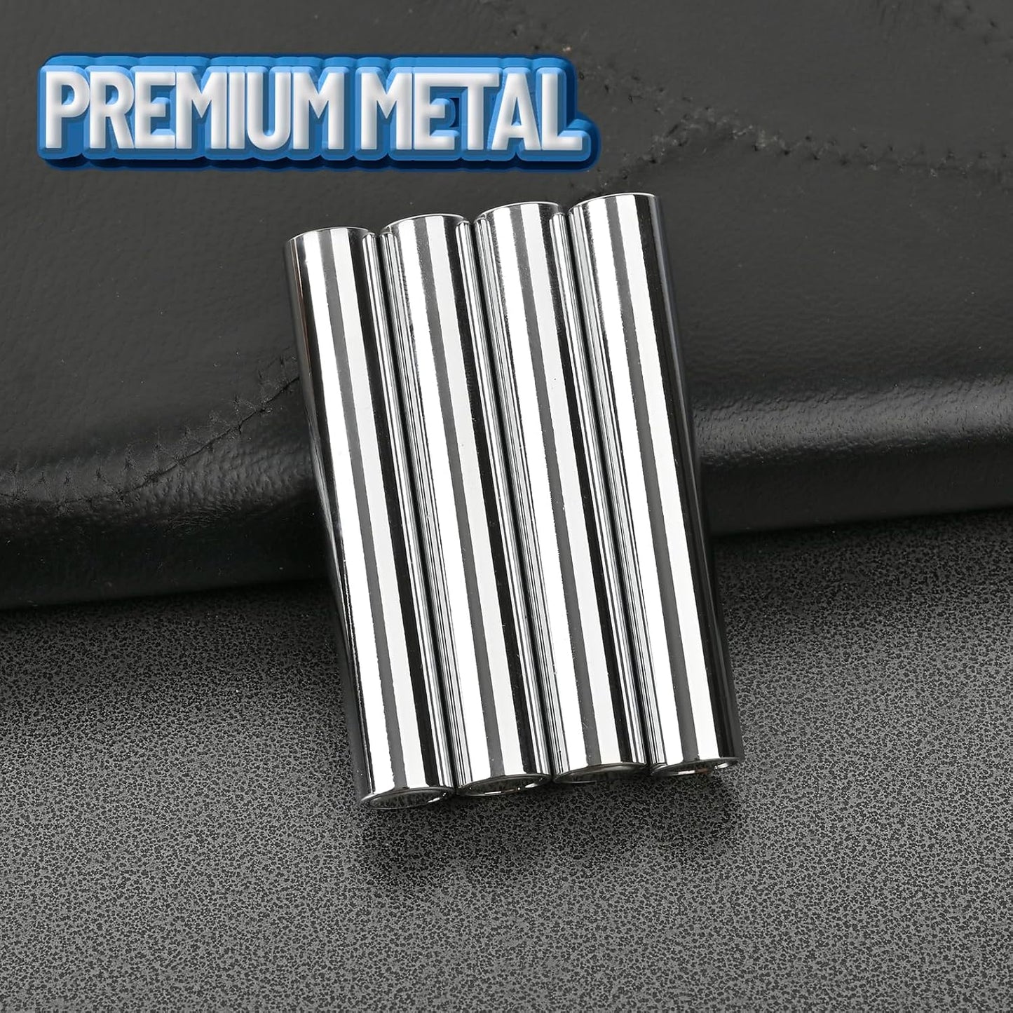 Magnetic Fidget Sticks Toys for Adults 4PCS, Metal Magnet Fidget Spinner Desk Toys Cool Gadget ADHD Anxiety Item EDC Stress Relief Figette Toy Stocking Stuffers Gift for Men Teen Boy