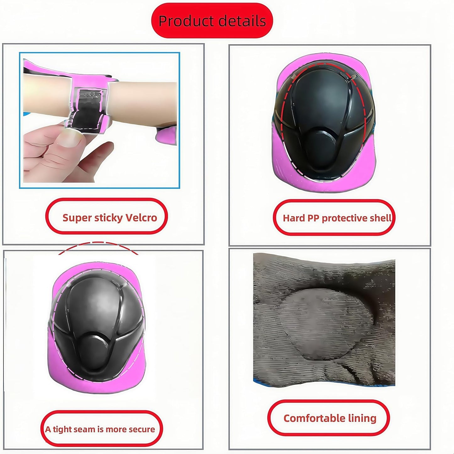 Kids Protective Gear Set SHENMOREN Knee Pads for Kids 3-10 Years Toddler Knee and Elbow Pads with Wrist Guards 3 in 1 for Skating Cycling Bike Rollerblading Scooter