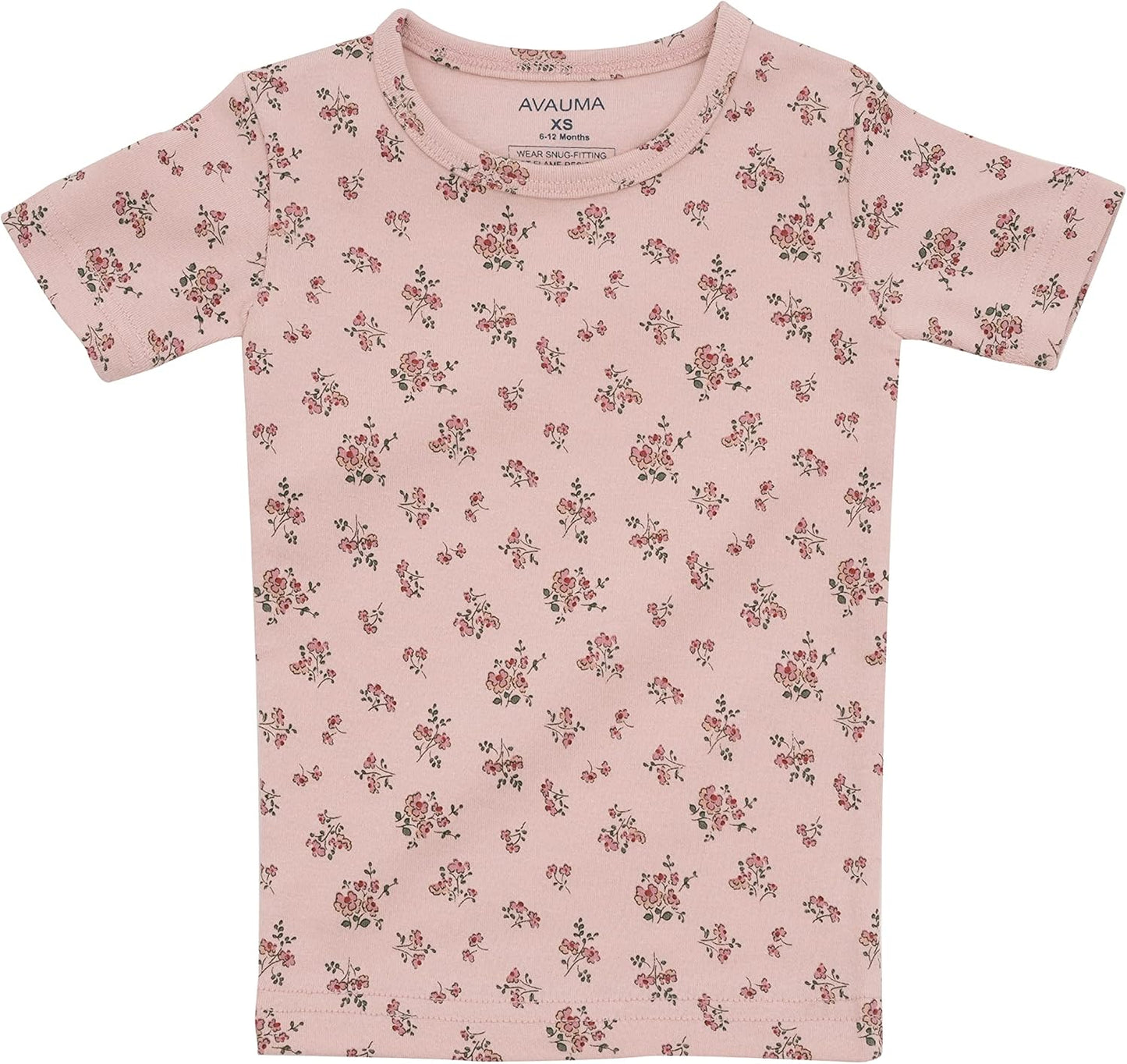 AVAUMA Baby Boys Girls Pajama Set 6M-7T Kids Cute Toddler Snug fit Pattern Design Pjs Cotton Sleepwear