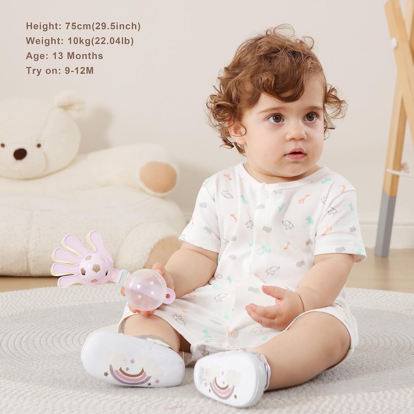 3-Pack 100% Cotton Baby Boy Rompers,0-24Months Short Sleeve Toddler Romper,Breathable Spring/Summer Clothes