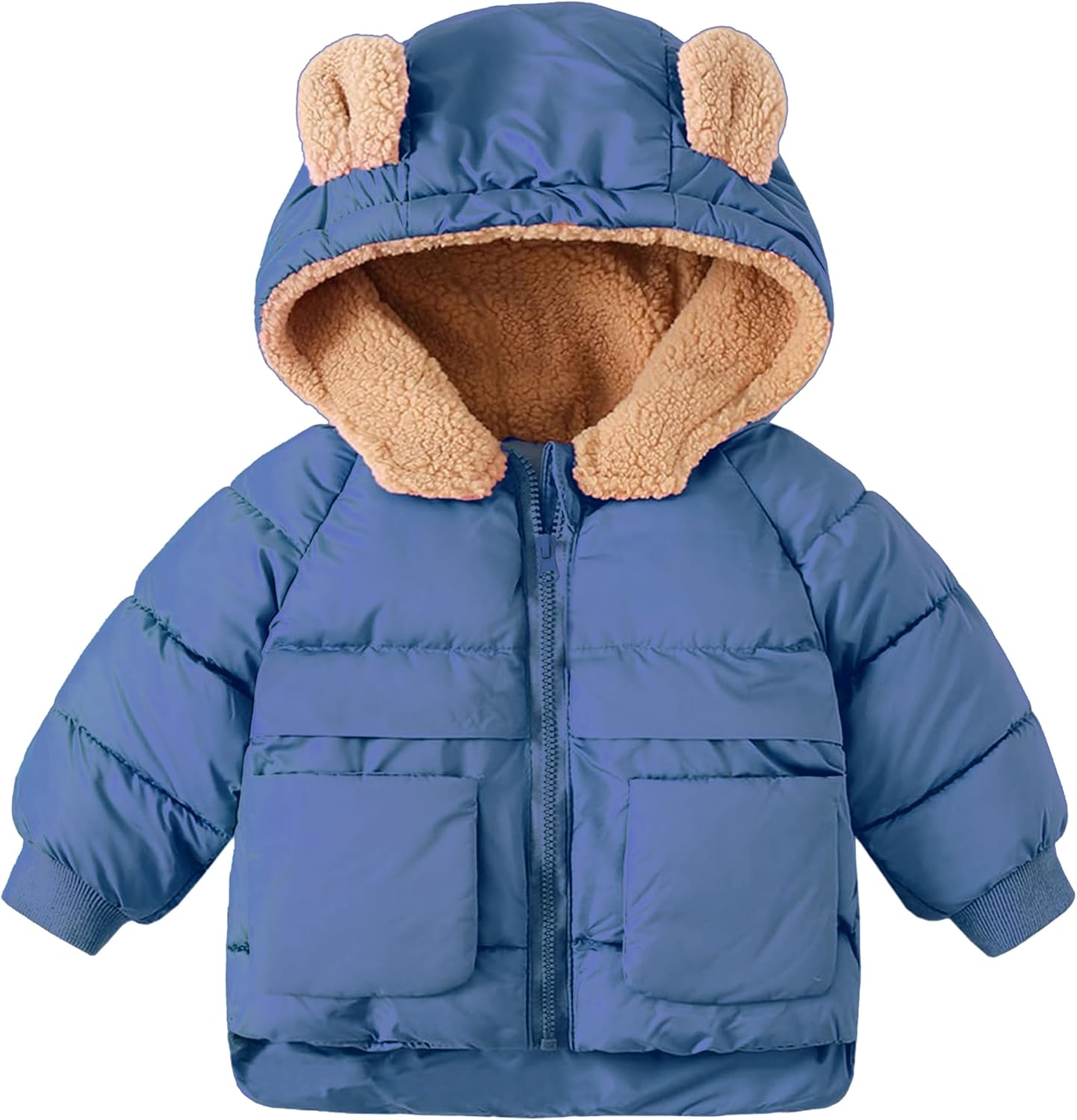 TUONROAD Baby Girls Coats for 6 Months-5 Years Toddlers Boy Winter Jacket Warm Bear Hooded Outdoor Coats Size 5