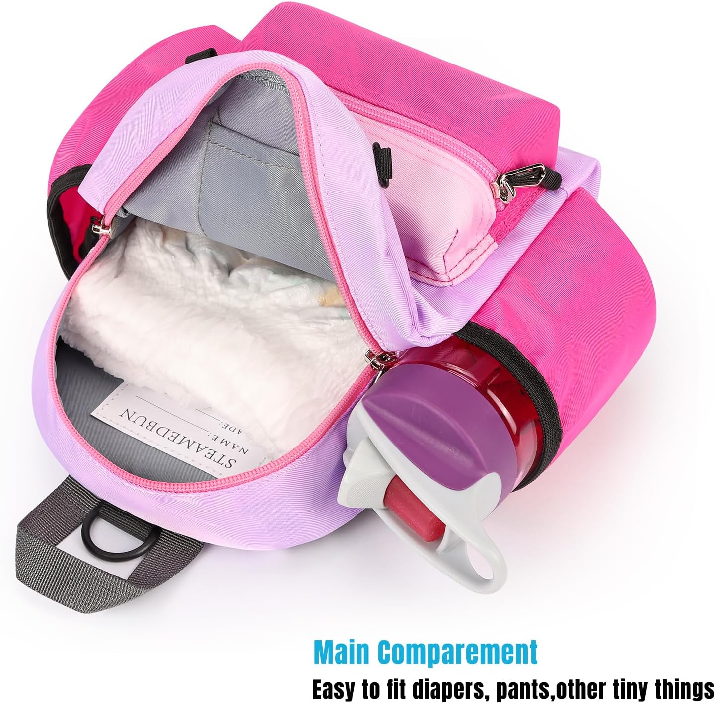 STEAMEDBUN Backpack Leash for Toddlers 1-3: Baby Backpack with Leash for Boys Girls - Anti-Lost Harness for Walking