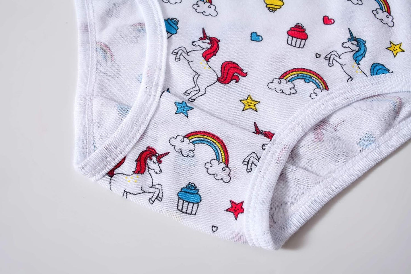 Family Feeling Little Girl Underwear Toddler Panties Big Kids Undies Soft 100% Cotton