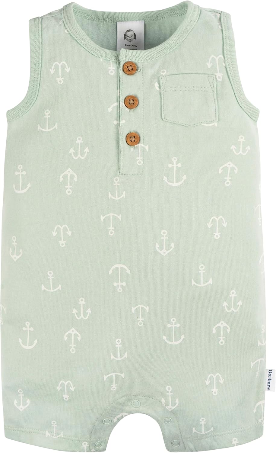 Gerber baby-boys Short Leg and Long Leg Romper Set