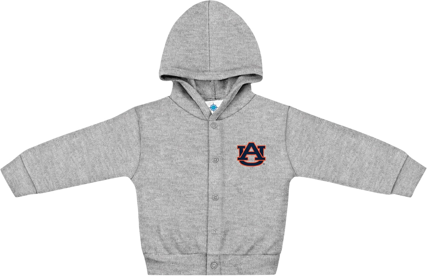 Creative Knitwear College Baby Snap Hooded Jacket - Team Logo, Multiple Colors, for Boys & Girls, (0-24 Months)