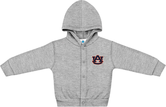 Creative Knitwear College Baby Snap Hooded Jacket - Team Logo, Multiple Colors, for Boys & Girls, (0-24 Months)