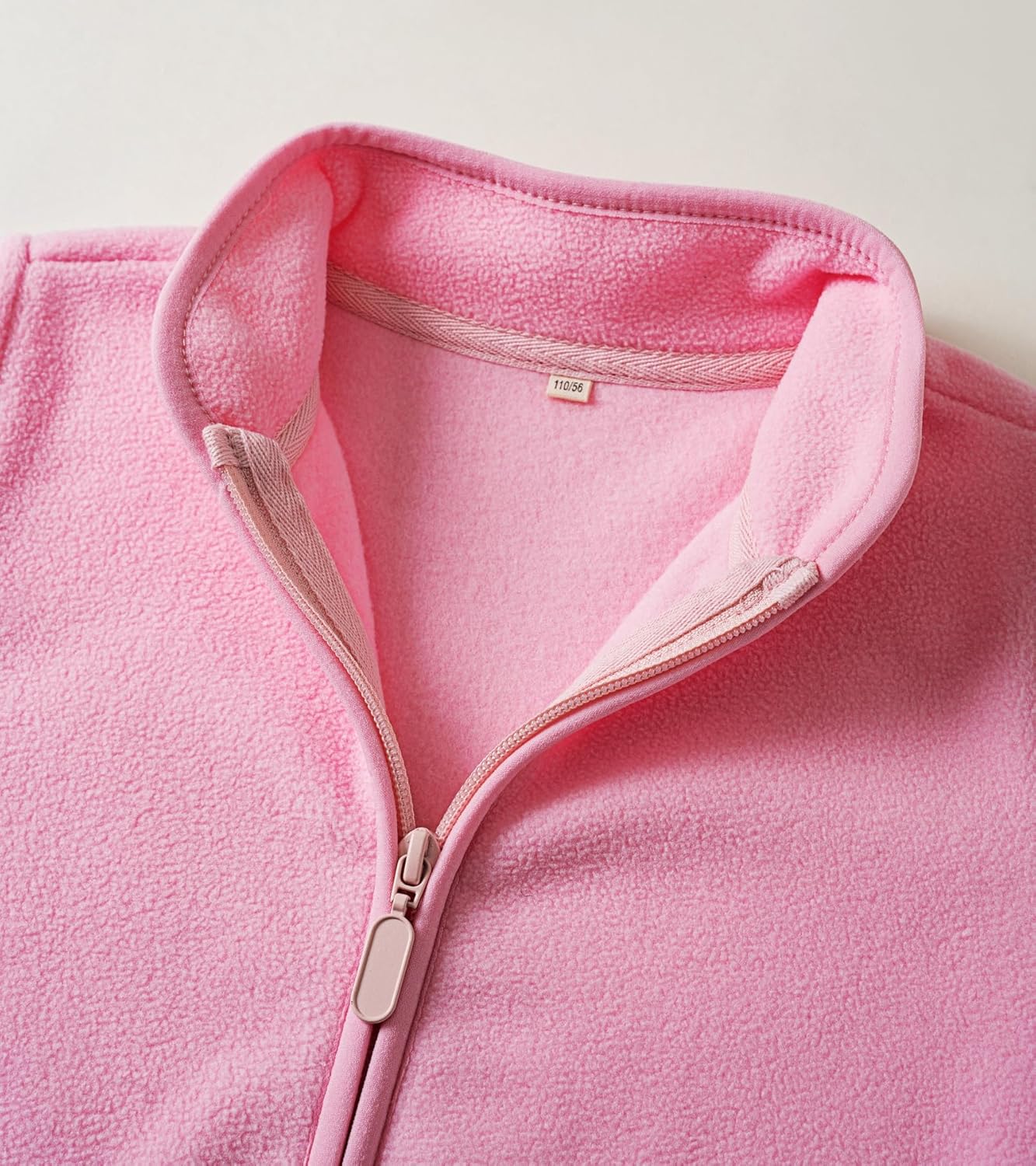 Toddler Fleece Jacket Kids Lightweight Outerwear Boys Girls Long Sleeve Fall Spring Coat 2-12 Years