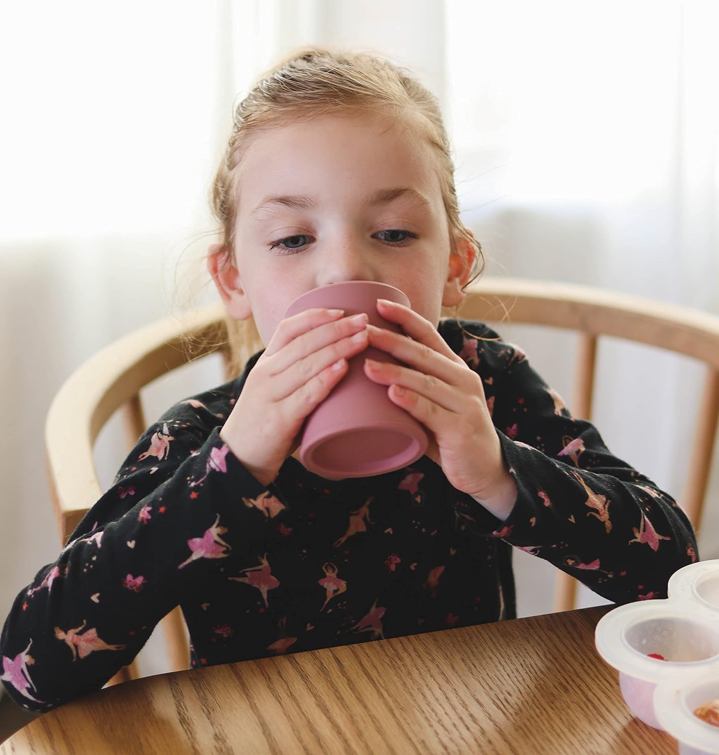 otterlove Silicone Baby & Toddler Training Cup - Pediatric OT Approved - 100% Platinum Pure LFGB Silicone - Unbreakable - Plastic Free - Tiny Cup Perfect for Baby Led Weaning