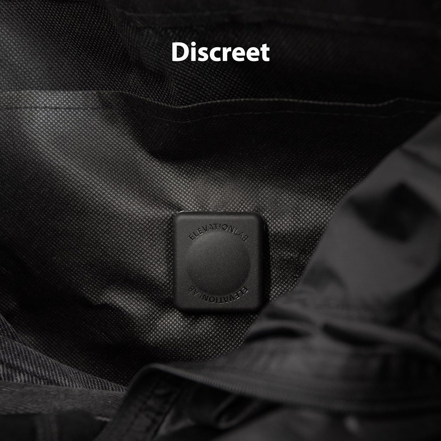 Elevation Lab TagVault™ AirTag Dual Pin Discreet (4 Pack) - The Secure AirTag Pin Mount | Low-Profile, Dual Safety Pins | for Luggage, Bags or Jackets, Black