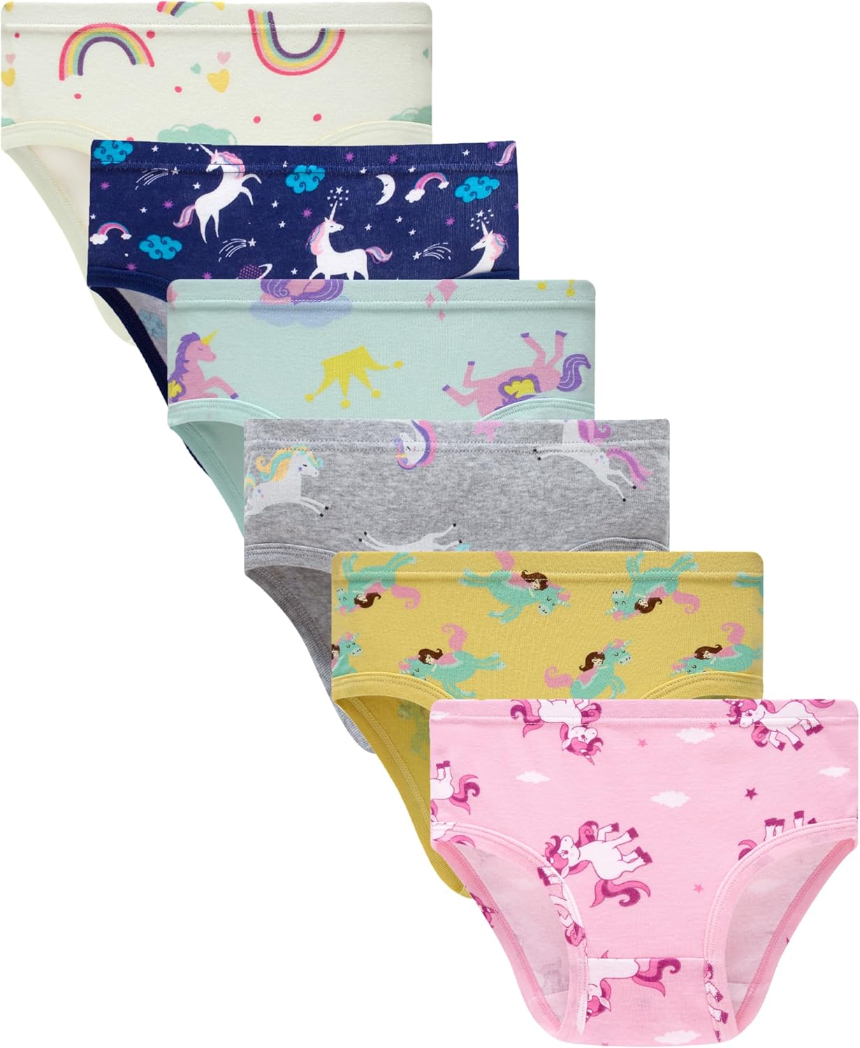 Boboking Soft Cotton Underwear Toddler Girls'Briefs Soft Undies