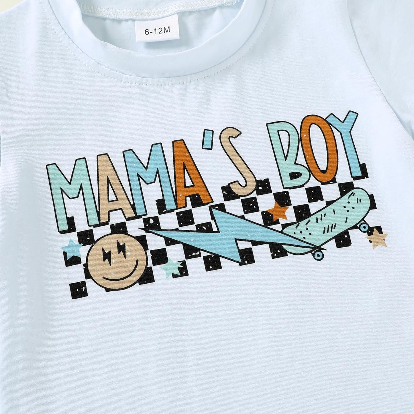 Happy Town Toddler Clothes Baby Boy Girl Smiley Face Shirt Short Sleeve T-Shirt Tee Summer Tops Outfits