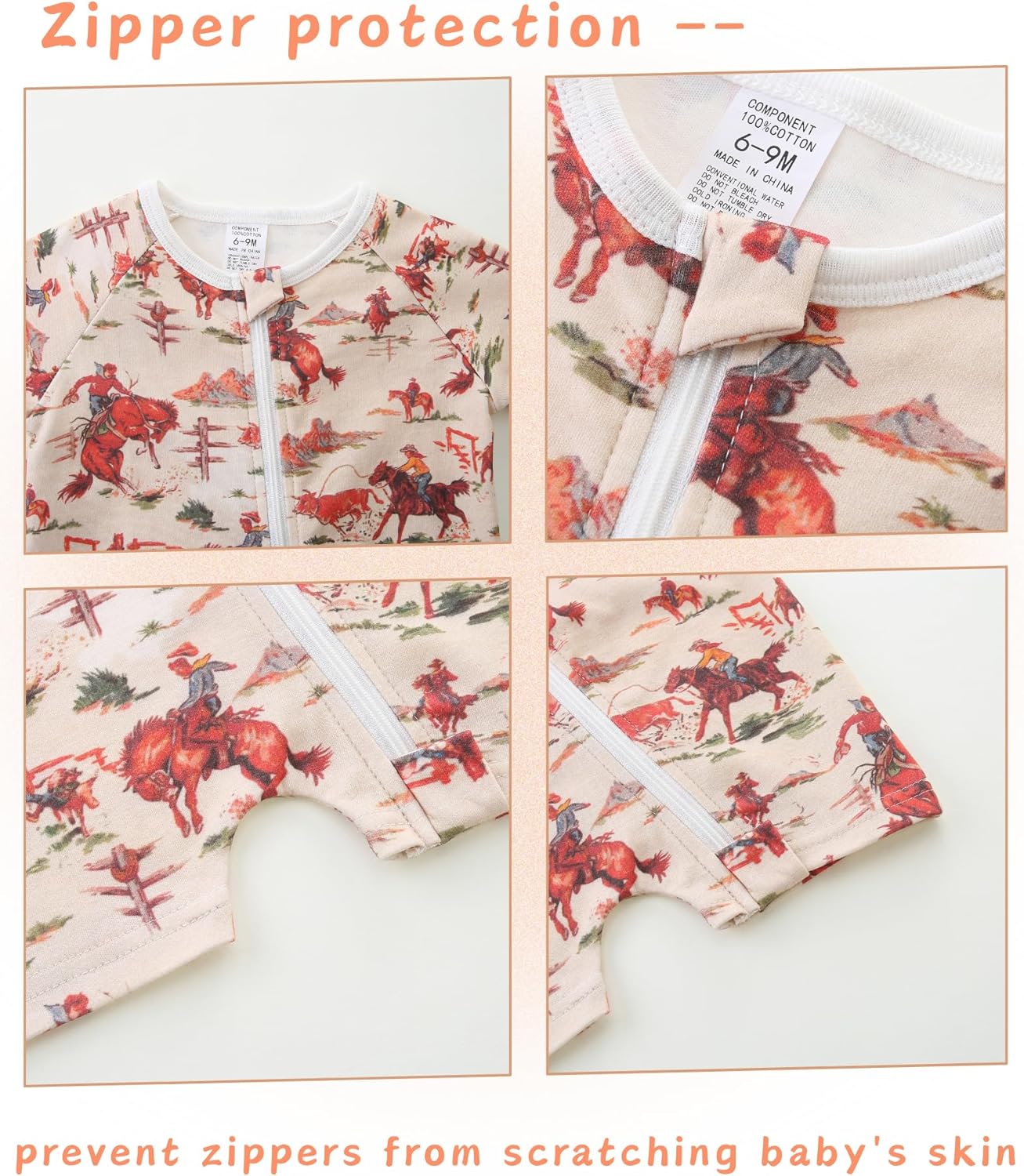 Unisex Summer Trendy 2-Pack Rompers Short Sleeve Zipped Bodysuit Infant Cotton Outfits