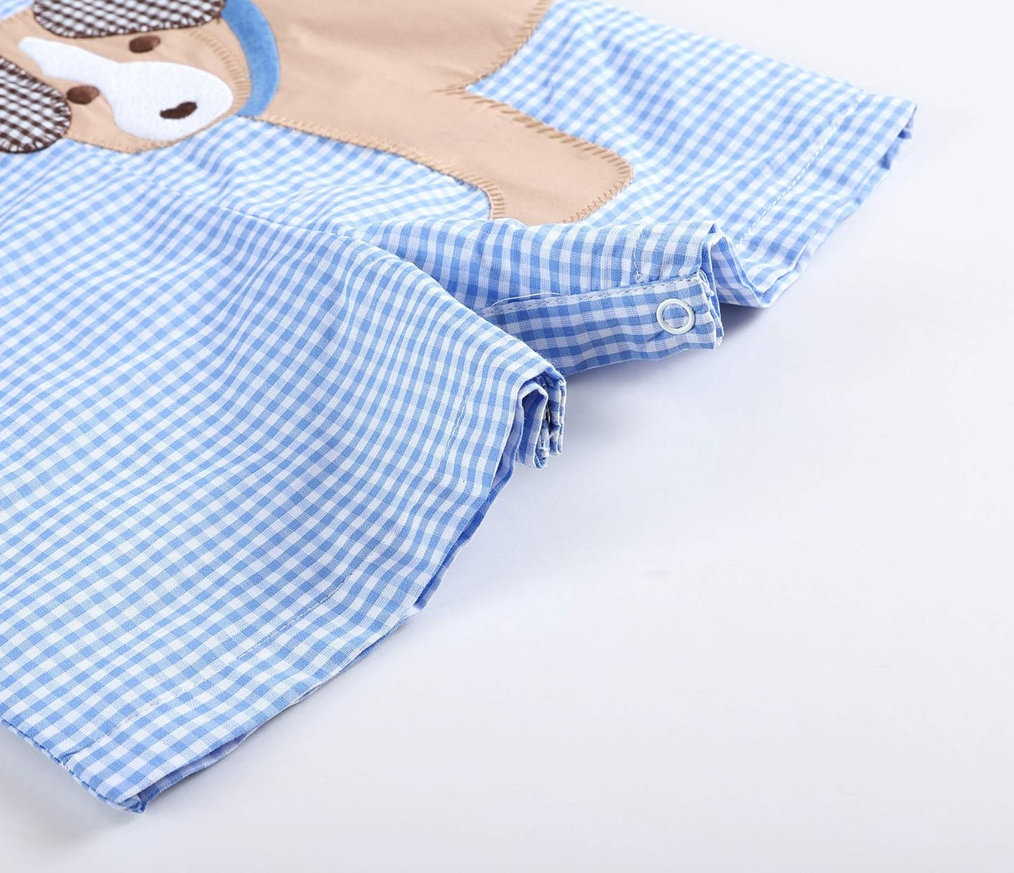 Puppy Dog Applique Shortall