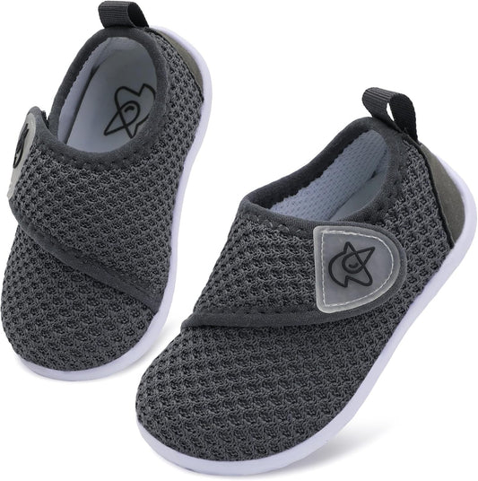 LeIsfIt Baby Shoes Boys Girls First Walking Shoes Non-Slip Infant Sneakers Lightweight Slip-on Crib Sneakers for First Walkers