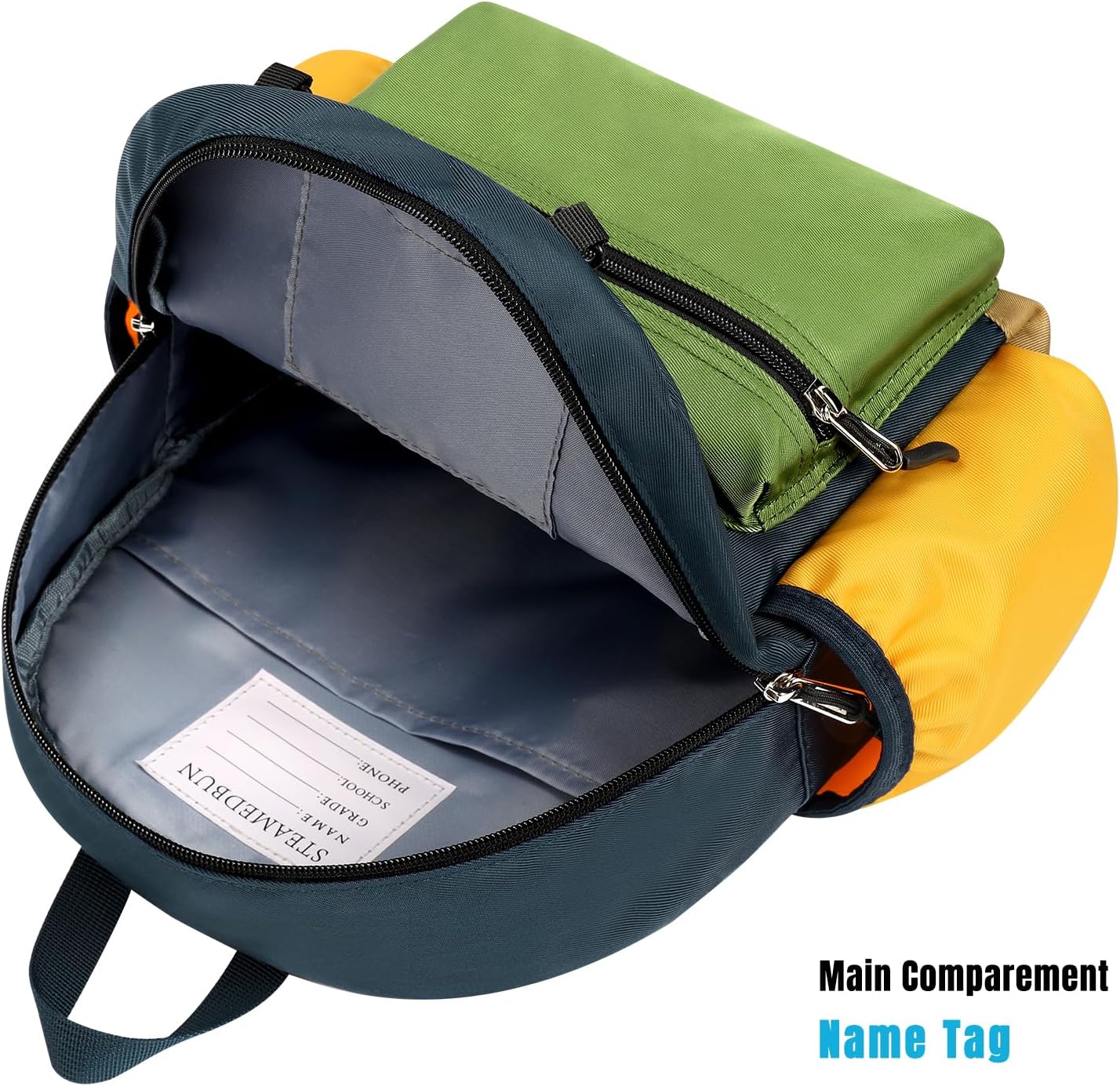 STEAMEDBUN Toddler Backpack for Boys 2-4: Kids Backpack Boys Girls - Preschool Kindergarten Daycare Backpacks - 12 inch