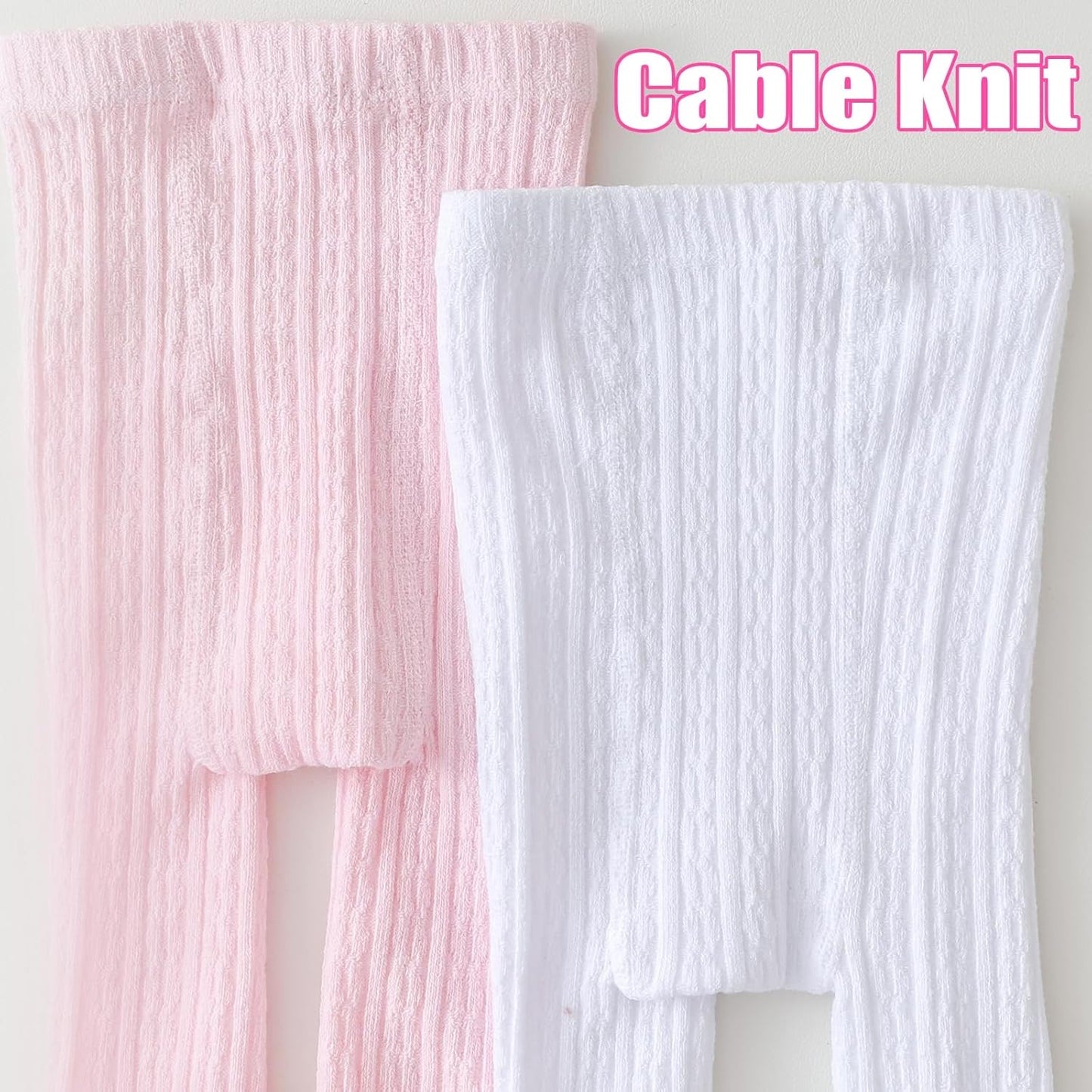 Mini angel Baby Tights Toddler Cable Knit Tights Cotton Warm Leggings Pantyhose Soft Stockings