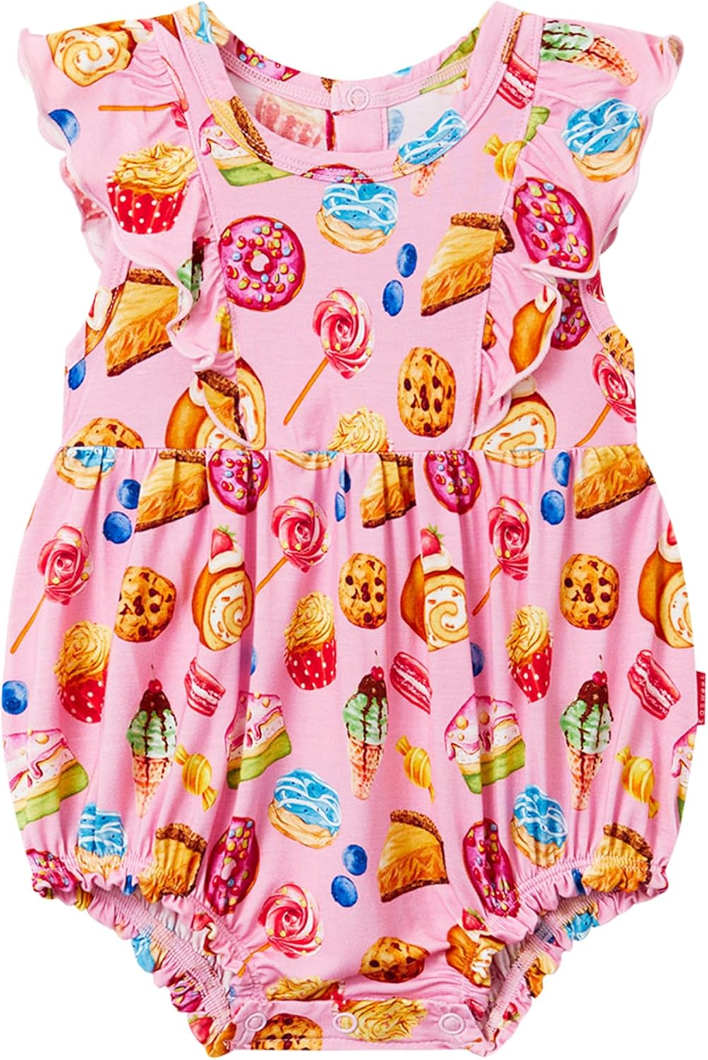 Bamboo Viscose Baby Romper Infant Girl Ruffle Sleeveless Newborn Baby Girl Bodysuit