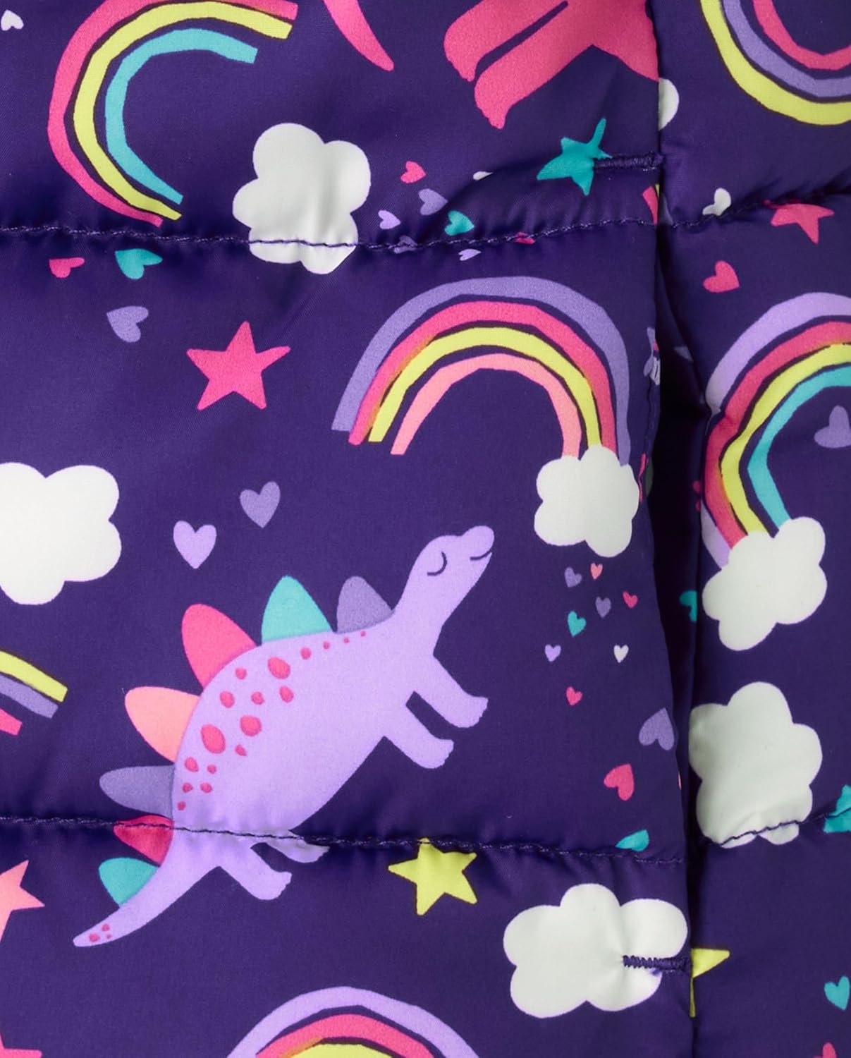 The Children's Place Baby and Toddler Girls' Medium Weight Wind-Resistant, Water-Resistant Puffer Jacket