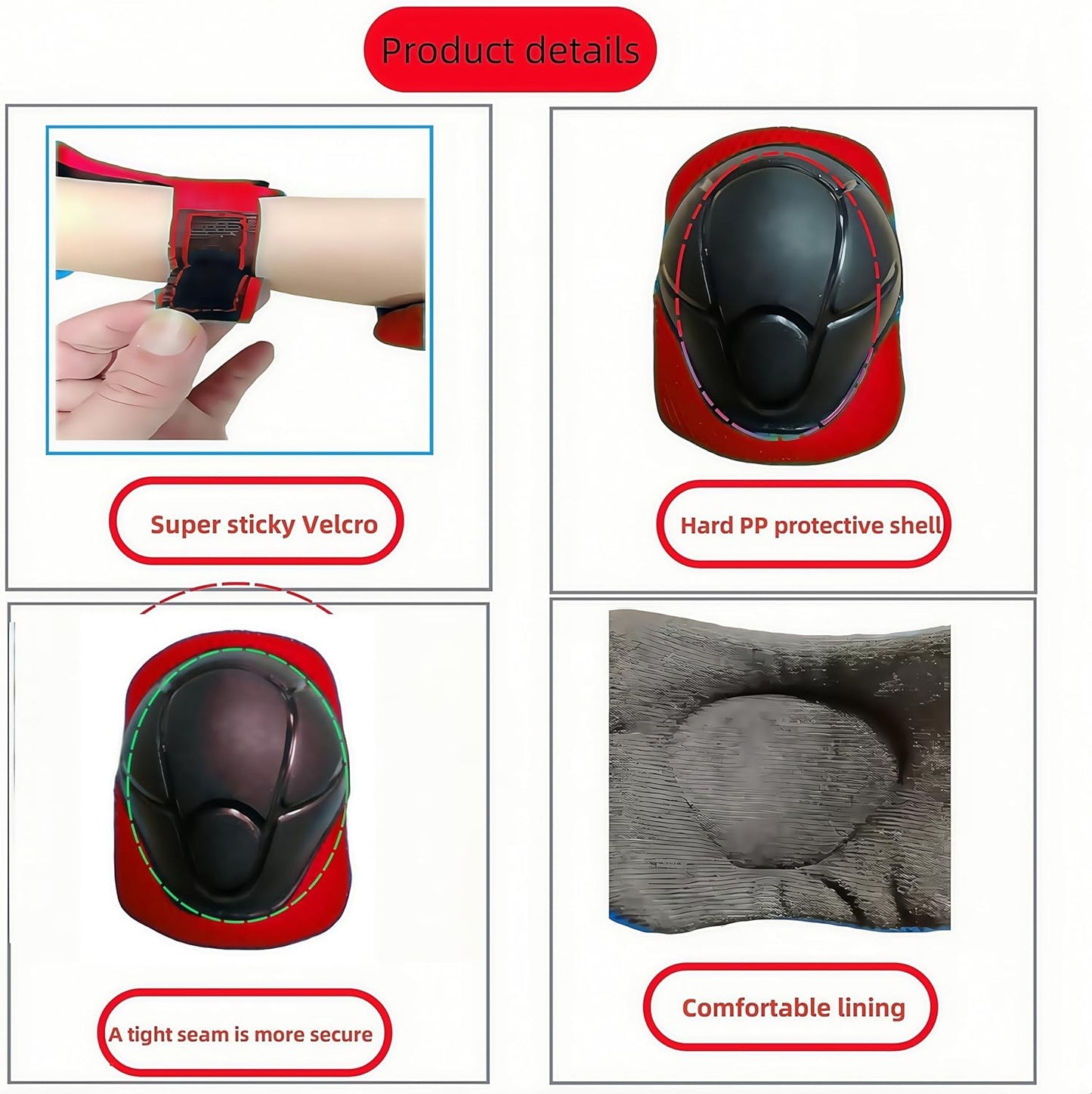 Kids Protective Gear Set SHENMOREN Knee Pads for Kids 3-10 Years Toddler Knee and Elbow Pads with Wrist Guards 3 in 1 for Skating Cycling Bike Rollerblading Scooter